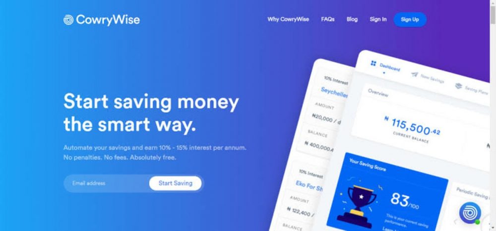 Cowrywise Review