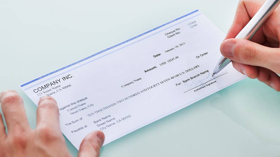How to cash a two-party check without the other person