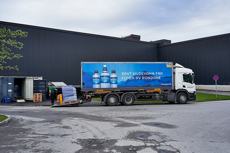 Bottled Water Van