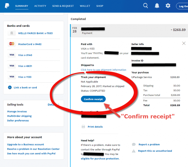 how-to-confirm-receipt-on-paypal-milvestor