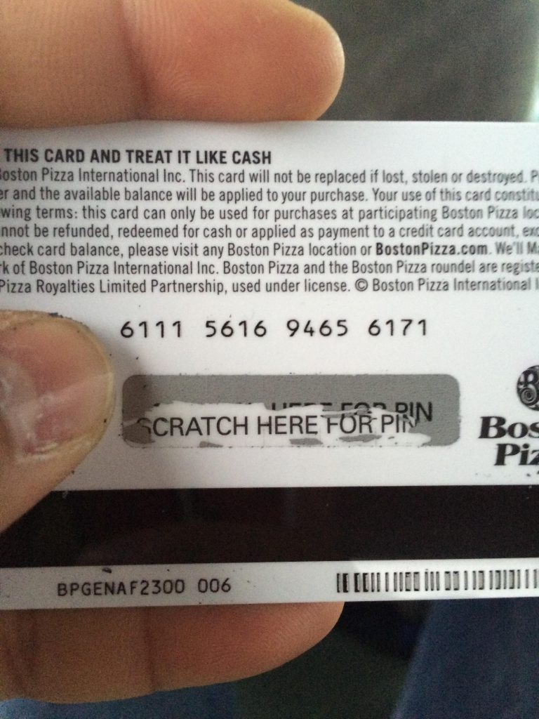 Doordash Gift Card Pin Scratched Off