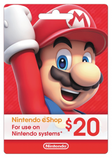 Nintendo eShop Gift Card PIN Scratched Off