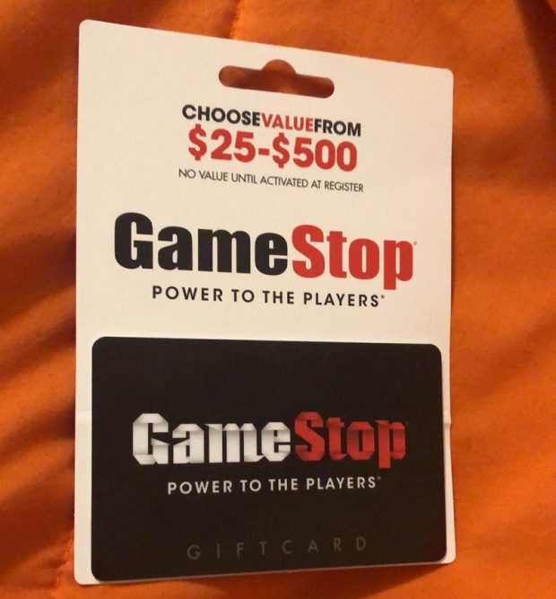 Gamestop gift card numbers scratched off