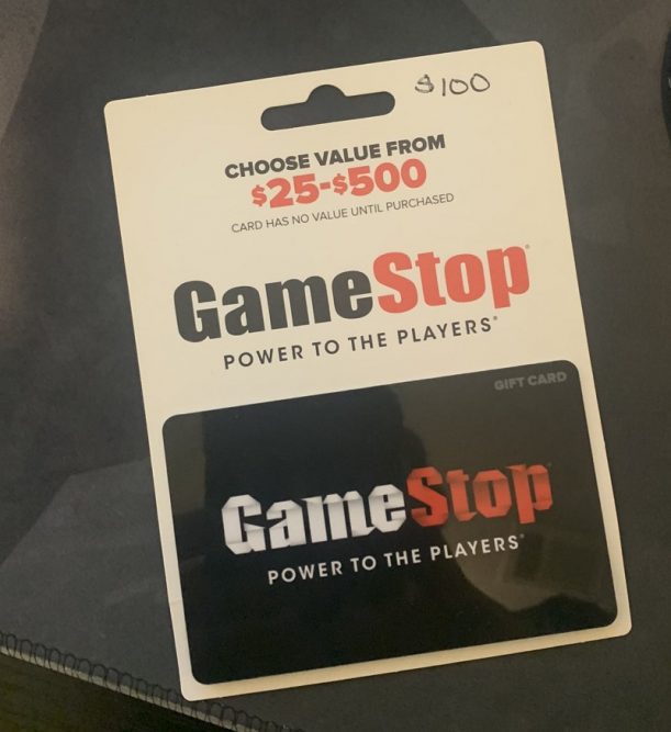 Gamestop gift card numbers scratched off