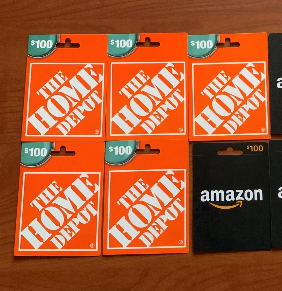 Home Depot Gift Card Pin Scratched Off