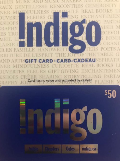 Indigo Gift Card Pin Scratched Off