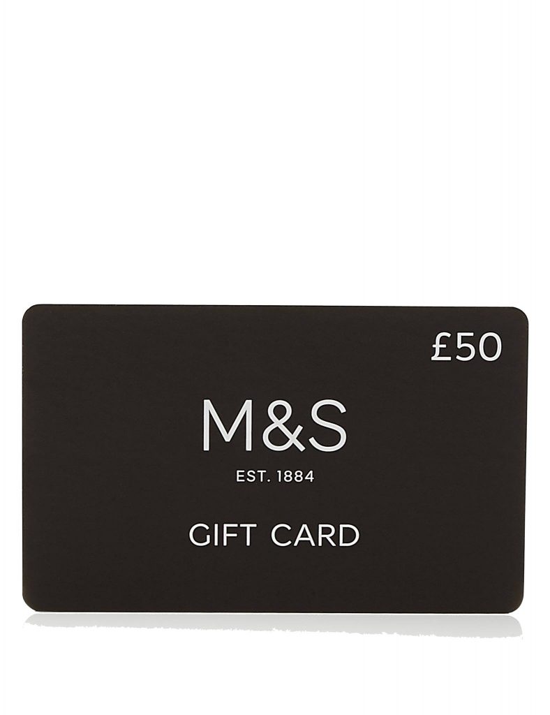 M&S gift card pin scratched off