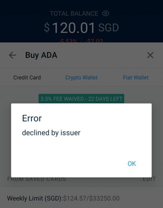 Not Enough Collateral After Lock Crypto.Com