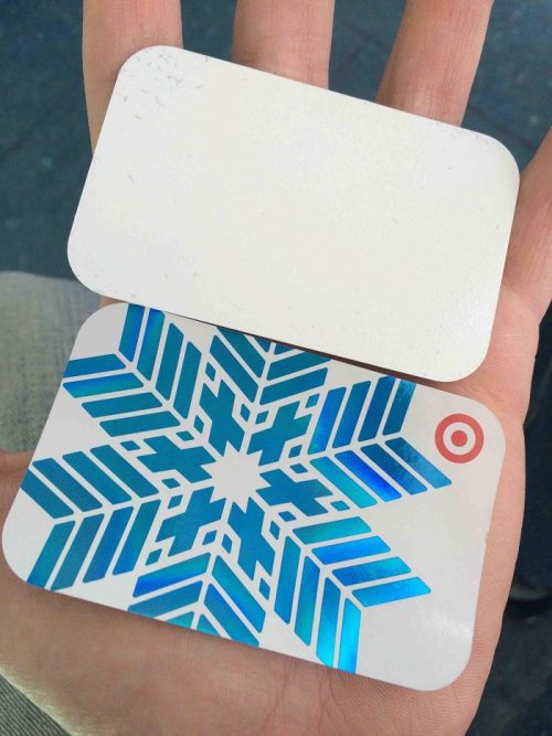 Target Gift Card Pin Scratched Off